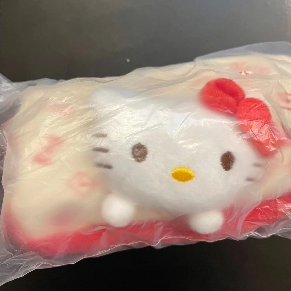 Hello Kitty Red and White Bag with Plush Character